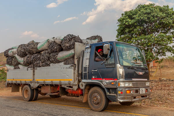 Charcoal Trucks Heading For Lusaka