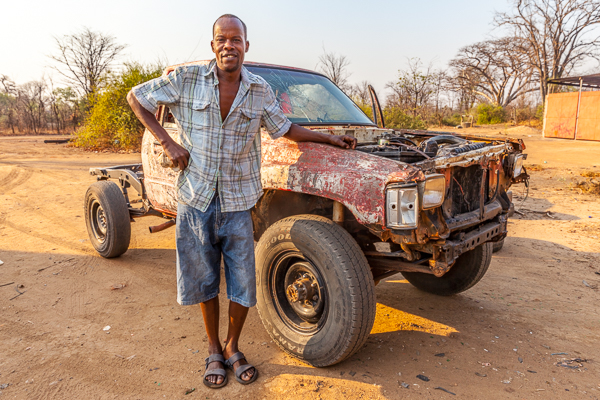 Vincent The Car Mechanic And His Car