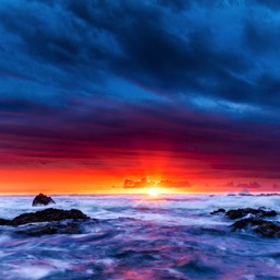 Natures Valley Sunset